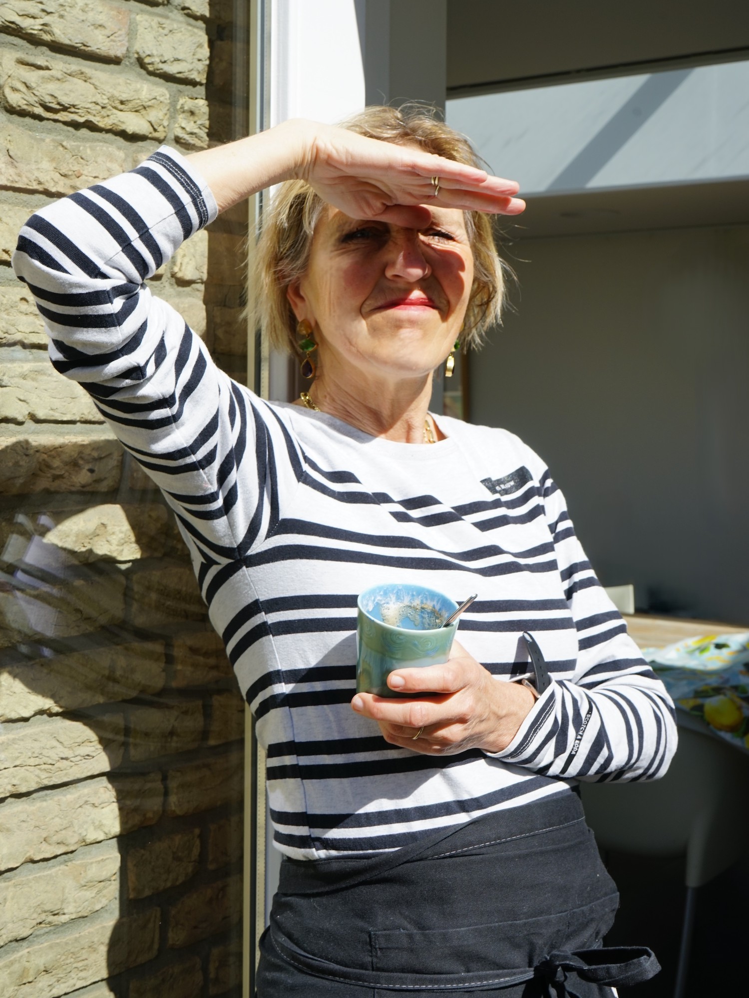 Loes Davidse in haar atelier